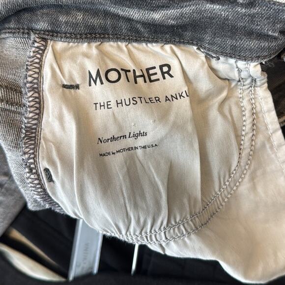 Mother The Hustler High Waist Ankle Bootcut Jeans Northern Lights Gray size 26 - Picture 7 of 9